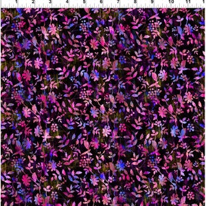 Halcyon II Vines by Jason Yenter from In the Beginning Fabrics. 25HN-3 Magenta