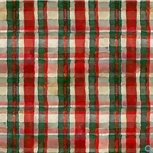 Ol St. Nick-Santas Arrival from Hoffman. Plaid V5209-161 Red/Green Plaid and coordinating fabric.