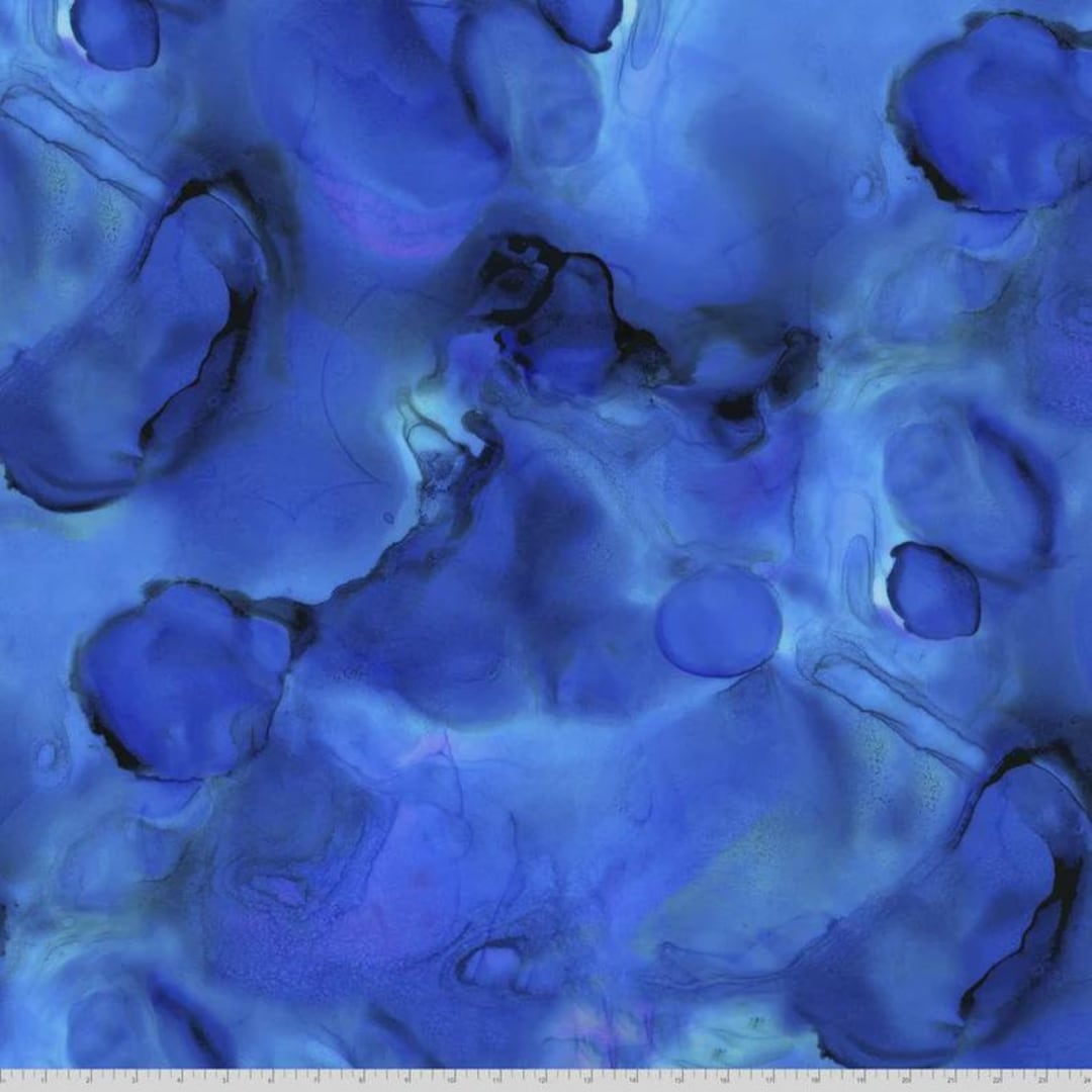 Alchemy Divine Blue by Tim Holtz for Free Spirit Fabrics. Pwth177 ...