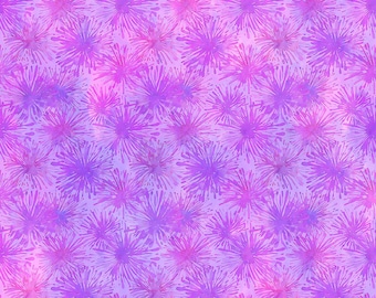 Blooming Day and Night Orchid Puff by Jason Yenter from In the Beginning fabrics 18 BDN 1
