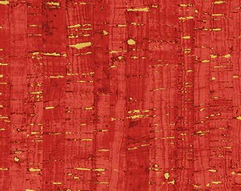 Uncorked Candy Red from Windham Fabrics 50107M-22 Gold Accents