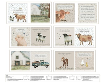 A Beautiful Day Book Panel by Dawn Rosenglen for Henry Glass 1103P-46. 35" x 44"