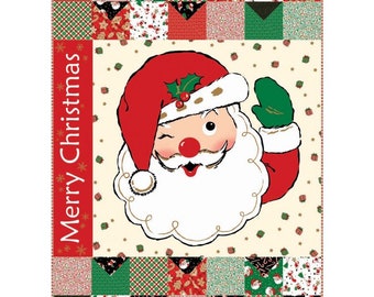 Kit to make Letters to Santa by Michael Miller from his Vintage Holidays collection. KIT0267. 42" x 58"