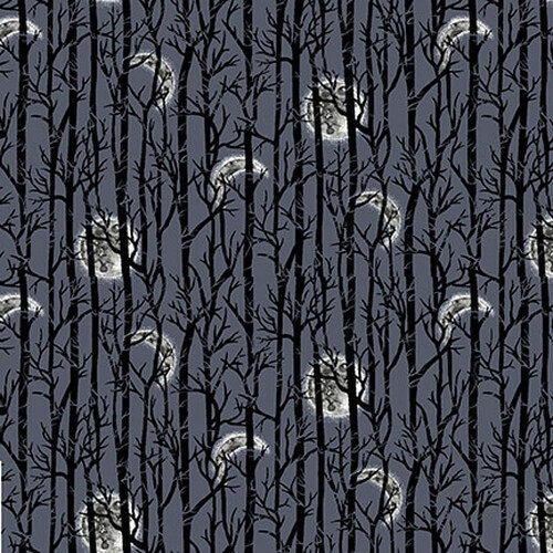 Spooky Night Panel by Grace Popp for Studio E. Large Panel Depicting a ...