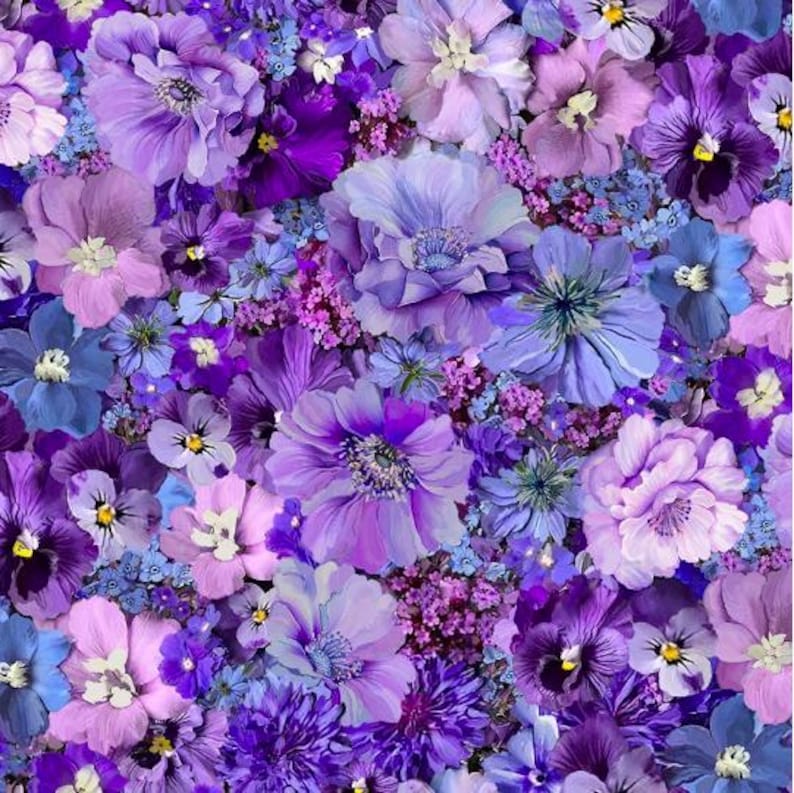 Garden Delight 11" Stripes Border From Timeless Treasures. FLEUR-CD3501 ...