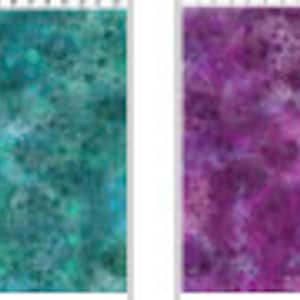 Prism by Jason Yenter for In the Beginning Fabrics. 13JYO1 Teal Field, 13JYO2 Magenta Field