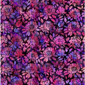 Halcyon II Blooms by Jason Yenter from In the Beginning Fabrics. 21HN-3 Magenta