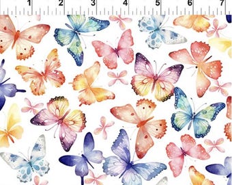 Butterfly Fantasy Butterflies by Jason Yenter for In the Beginning Fabrics. 4BF-1 Multi