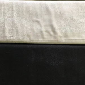 Halcyon Leaves by Jason Yenter for In the Beginning Fabrics. Black 8HN3
