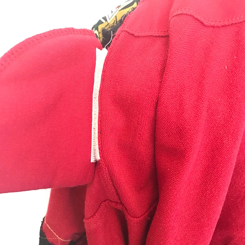 Medium Vintage Hoodie Light Coat Hooded Jacket Full Zip 80s Jacket