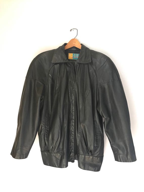 80s Leather Jacket, Black Coat, Punk Rock, Madonna