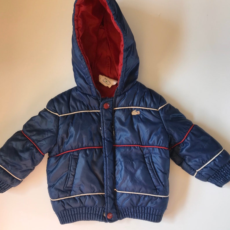 Vintage Lacoste Toddler Puffer Coat 2T