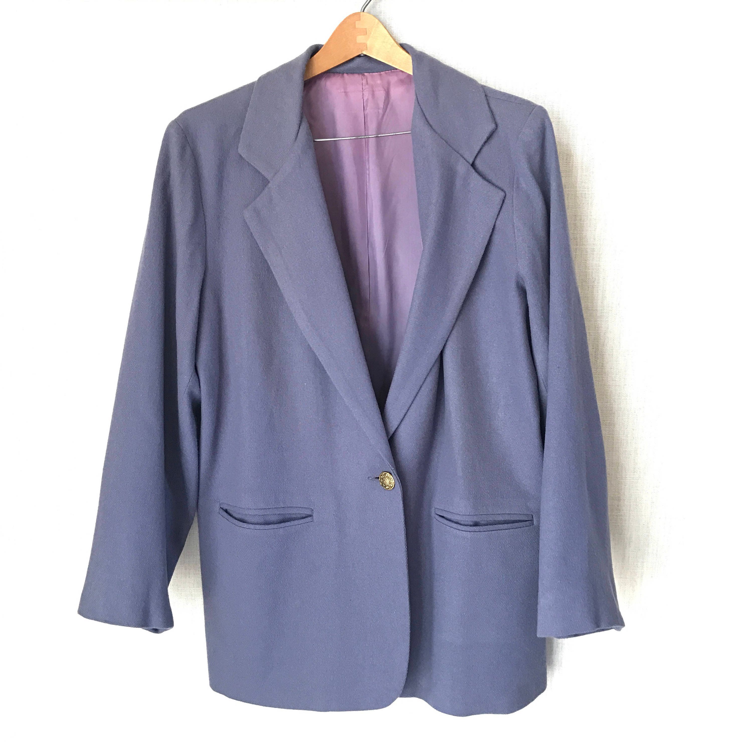 Women's Lavender Blazer Purple Jacket 
