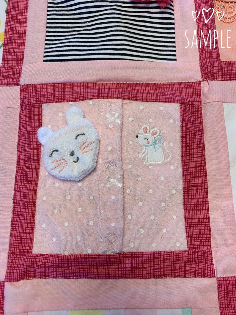 Sew Cozy Custom Onesie Memory Keepsake Baby Clothes Quilt Etsy