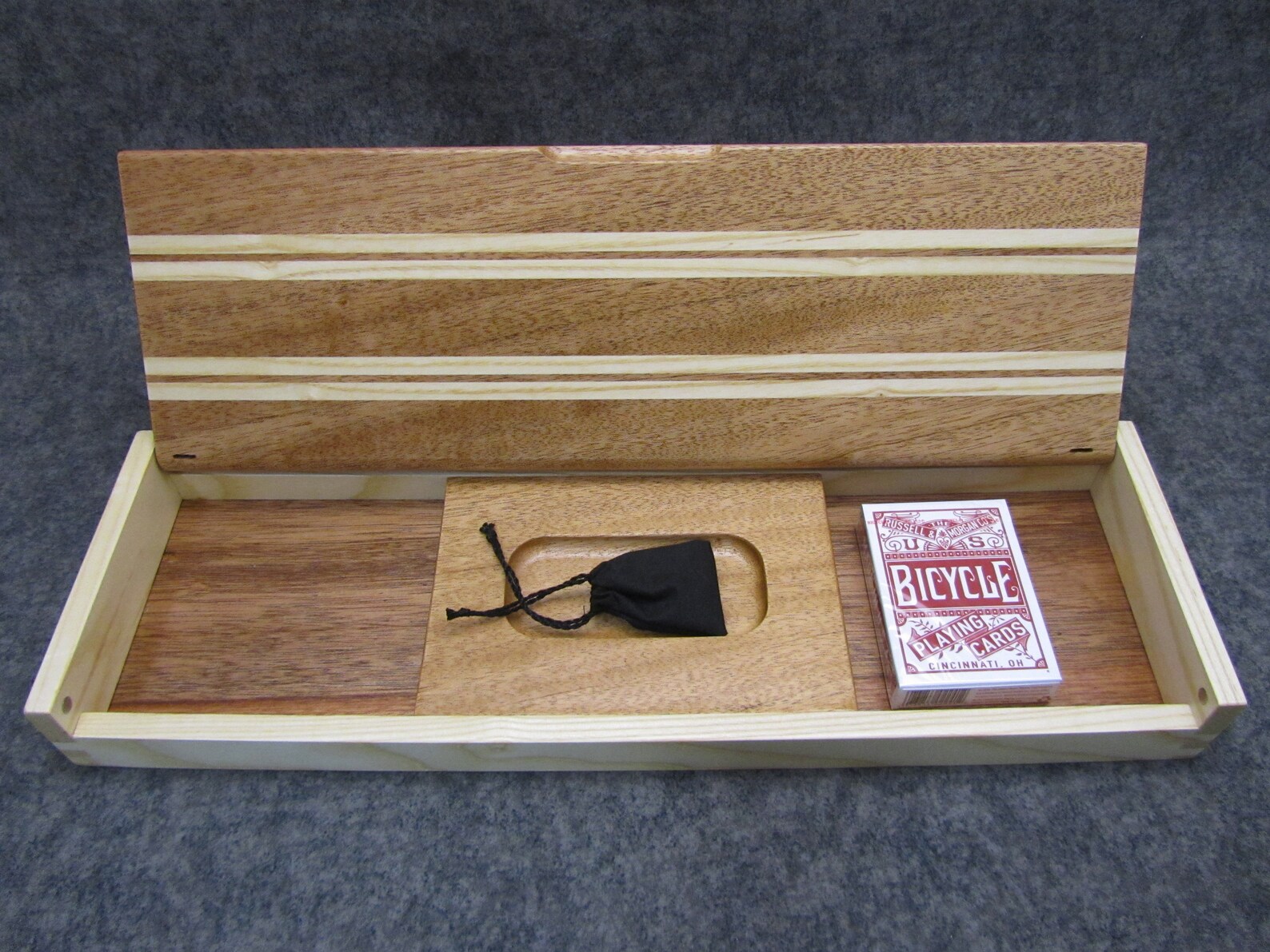 Handcrafted Cribbage Board with Card and Peg Storage a perfect Etsy