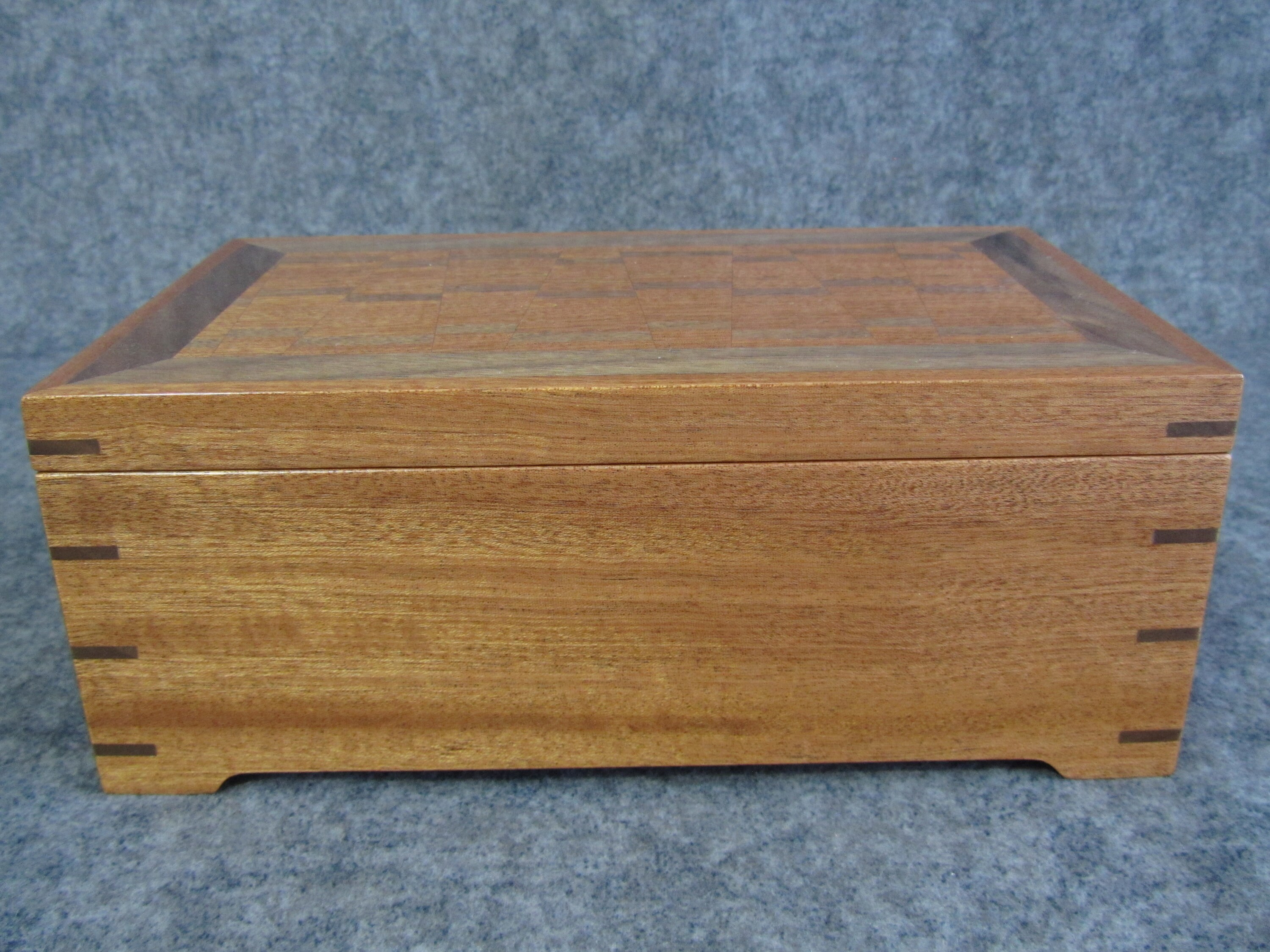 Sapele and Black Walnut Trinket / Jewelry Box Etsy