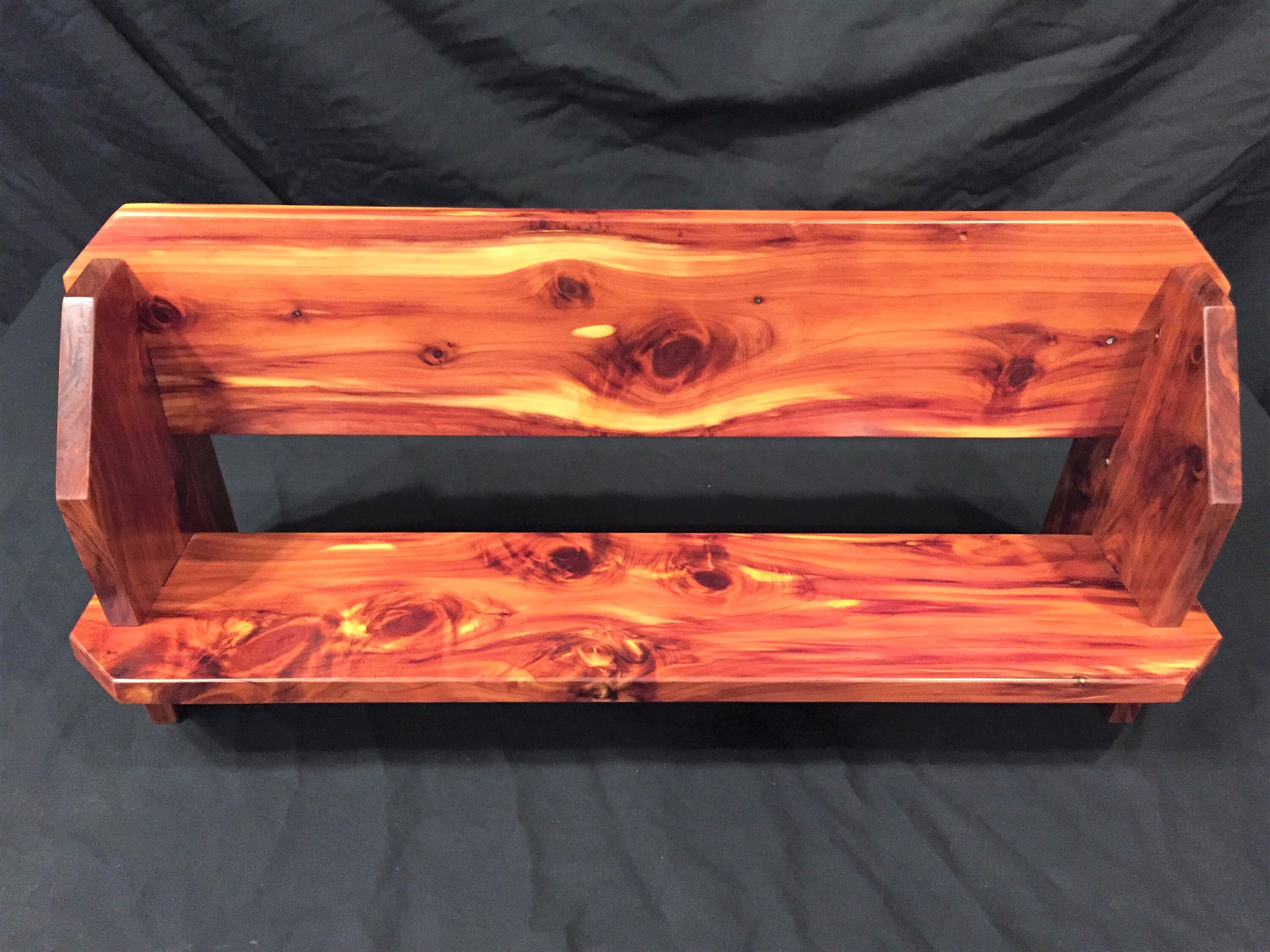Aromatic Cedar Wood Bookshelf Rustic Slide-Together | Etsy