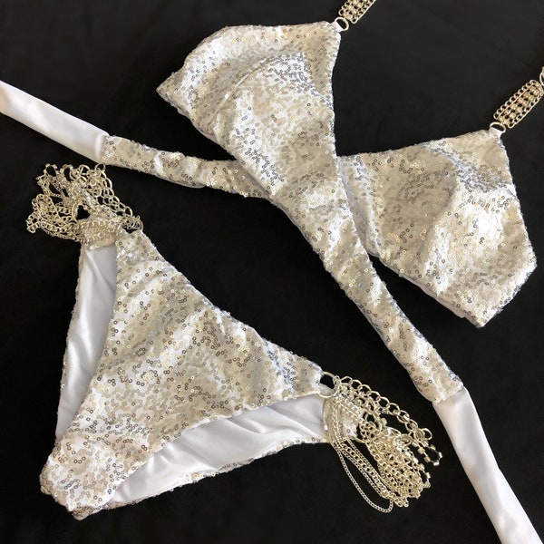 Rhinestone Bikini Etsy