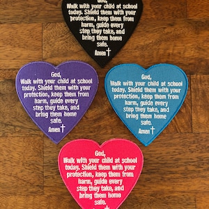 Prayer Patches of Protection for Student&#39;s Backpack