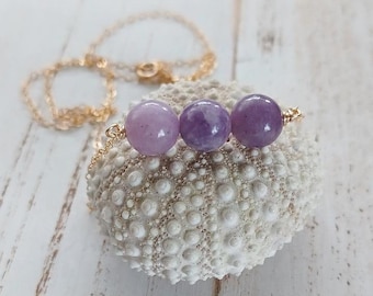 Amethyst Necklace | Dainty | Gold Filled | Birth Stone | Jewelry | 18" | 16"