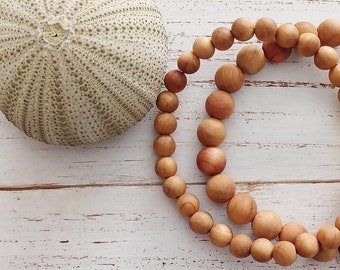 Sandalwood Bracelets | Aromatic | Stacking bracelets | Stretchy Bracelets 6mm 8mm