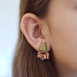 Christmas Tree Earrings /Christmas Earrings/Christmas gift Ideas/Holiday Earrings/Christmas Gifts/Holidays Gifts/Earrings/Fun Earrings/Xmas