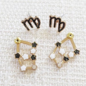 Virgo Zodiac Constellation Earrings / Zodiac sign / Virgo Earrings / Virgo Star sign / Zodiac signs Earrings / Virgo Birthday / Virgo Gifts