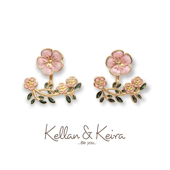 Orecchini A Rosa Placcato Oro 18K: Fiori 3D In Argento Sterling, Ipoallergenici