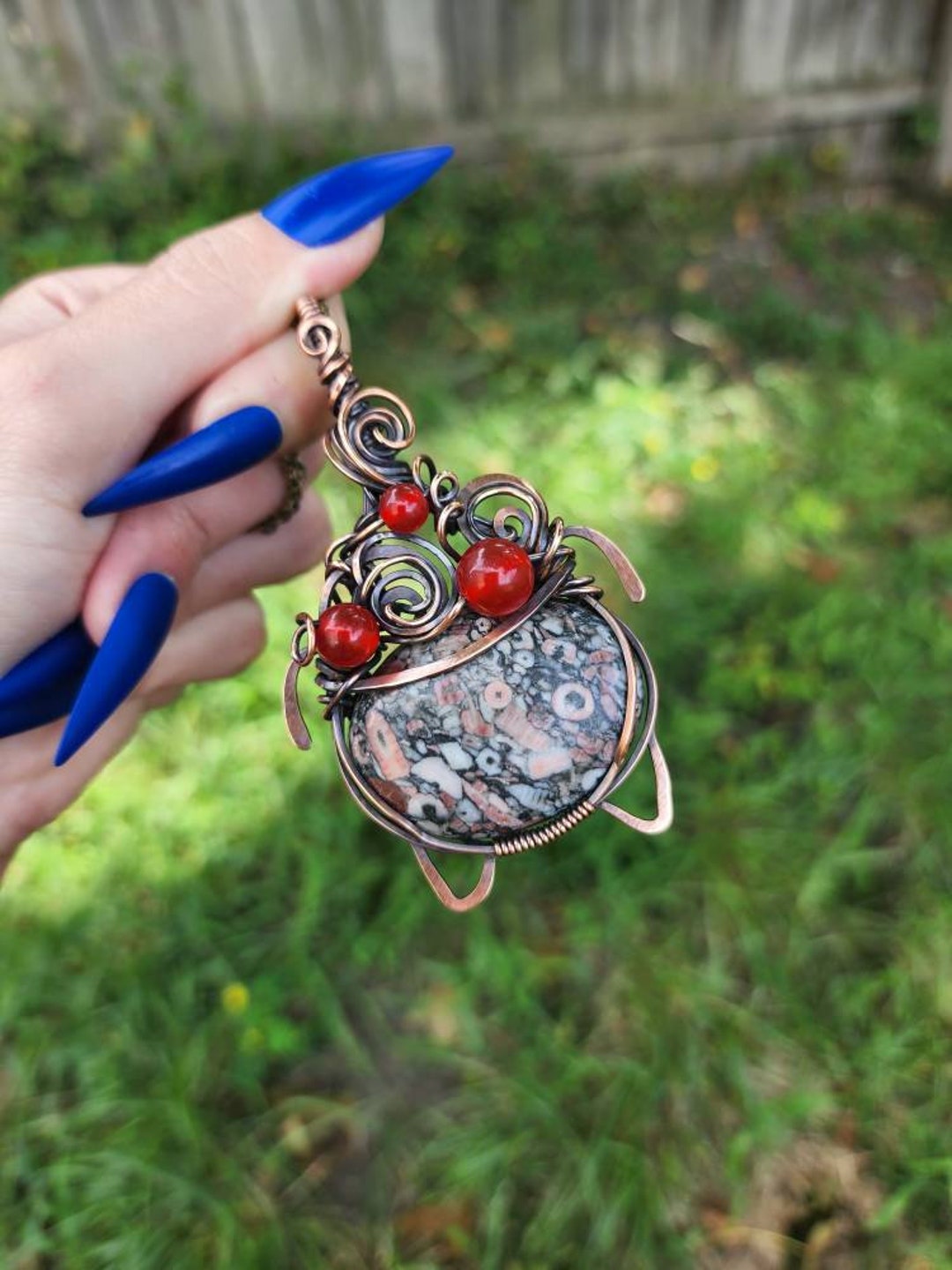 Witch Cauldron Wiccan Necklace Halloween Jewelry Samhain - Etsy