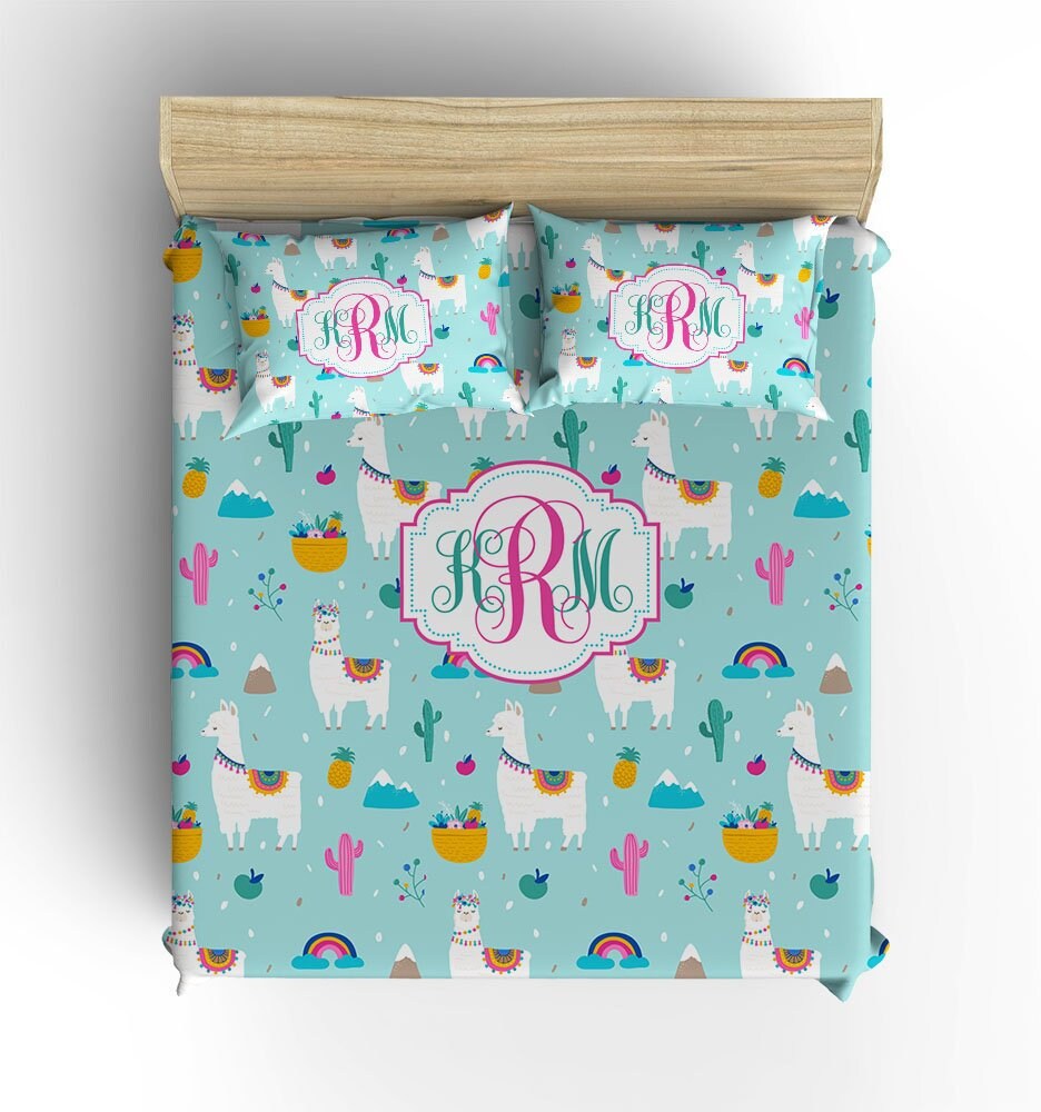 LLAMA BEDDING Comforter Llama Duvet Cover Llama Pillowcase Etsy