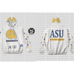 ASu, Albany State University, Golden Rams, ASU Sweatshirt, Hbcu Apparel, Hbcu Sweatshirt,  College Swag