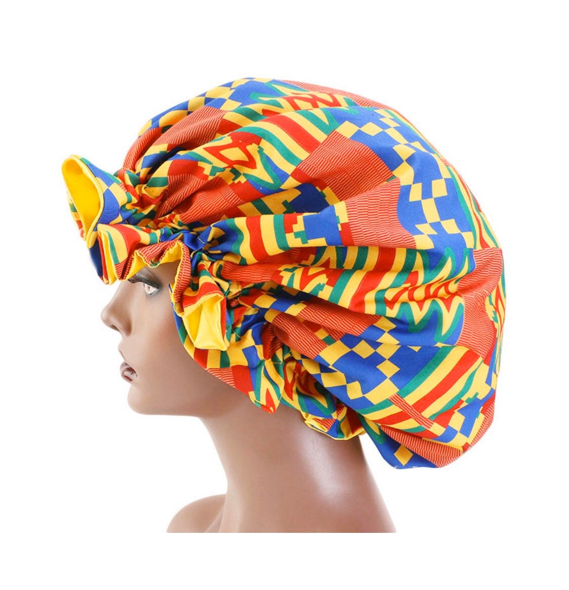 African Hair Kente African Print Satin Lined Etsy UK
