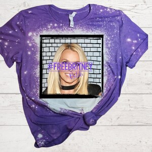 Free Britney T Shirt / Bleached Sweatshirt/   / Unisex / bleached tee/ Womens Tee / Britney Spears Fan