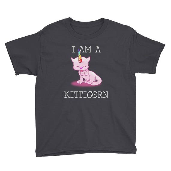 Cute Unicorn Cat Kids Unisex Hoodie KittiCorn