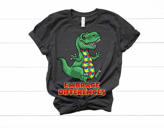 Embrace Differences Puzzle T-Shirt Autism Awareness Tee Embrace Differences Puzzle T-Shirt Autism Awareness Tee