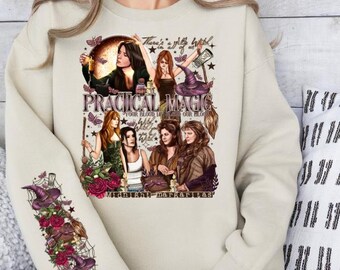 Practical Magic Midnight Margaritas Sweater | Halloween Witch Tee | Salem Apothecary Shirt | Witchy | Comfort Colors Shirt