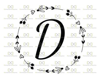 Download Fancy Letter D Etsy