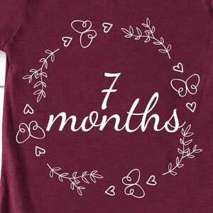 Baby Milestone Svg, Baby Girl Milestone Svg, Monthly Milestone Baby, Milestone Svg, Baby First Year, Newborn Girl Svg, Monthly Milestone Svg