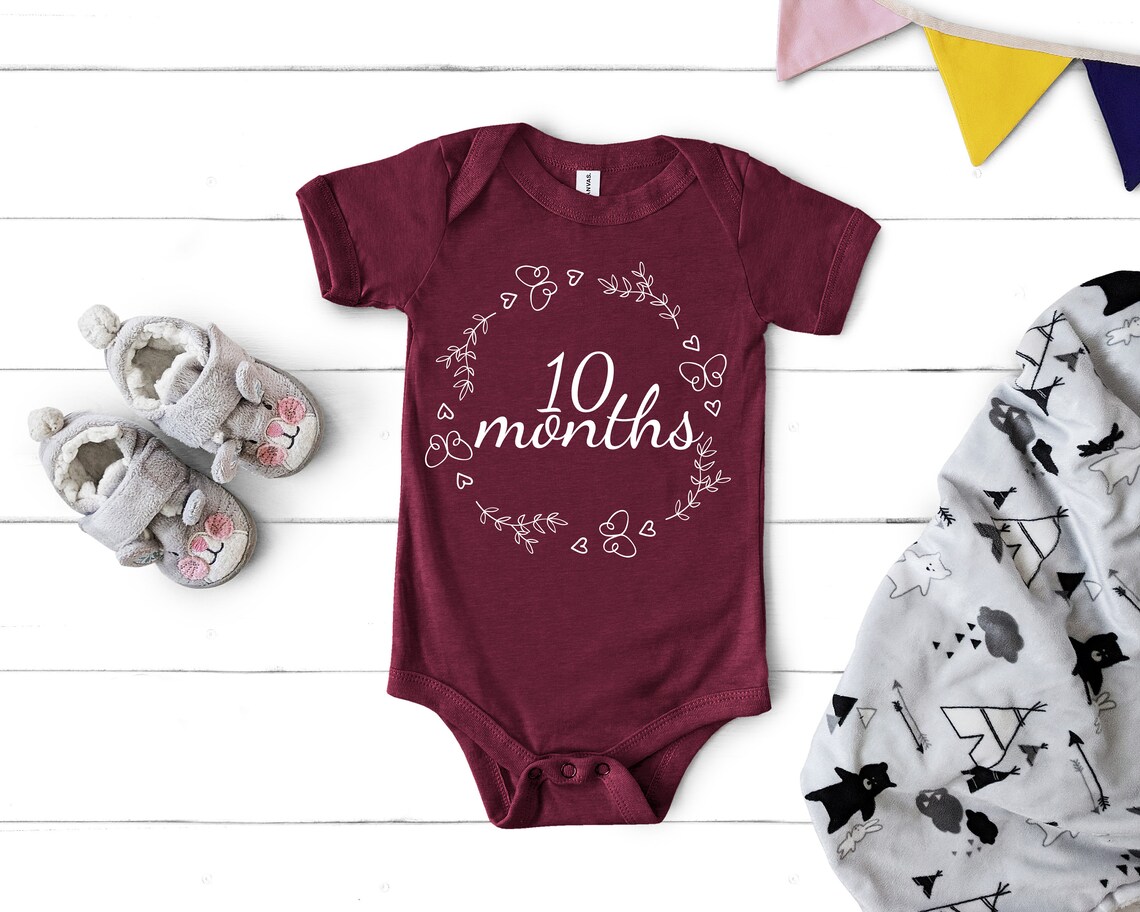 Download Baby Milestone Svg Baby Girl Milestone Svg Monthly Milestone | Etsy