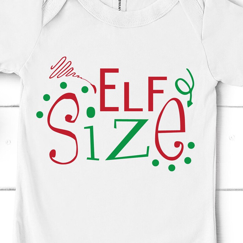 Download Elf Size Svg Baby Christmas Svg Elf Baby Shirt Baby Elf | Etsy