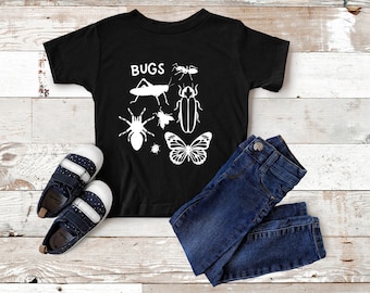 Camisa de insecto para niños pequeños, camisa de insecto para niños, bugs svg, camisa de cumpleaños de insecto, niño svg, fiesta de insectos de niña, niño svg, niños bug camisa