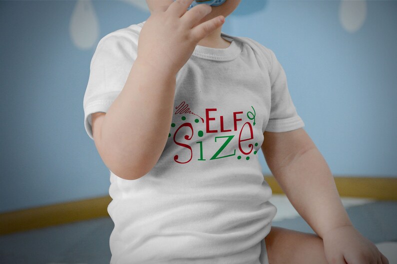 Download Elf Size Svg Baby Christmas Svg Elf Baby Shirt Baby Elf | Etsy