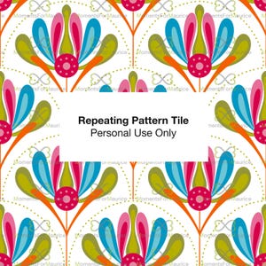 Blooming Flower Art, Flower Pattern, Seamless Pattern Floral, Bright Seamless Patterns, Floral Seamless, Digital Files For Fabric