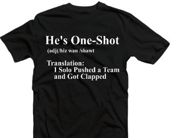 He's One Shot Warzone Call of Duty Shirt