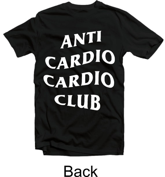 anti cardio cardio club hoodie