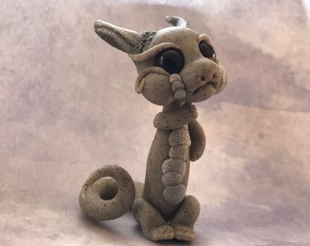 Handmade Clay Dragon, Cute Baby Dragon, Sleeping Dragons
