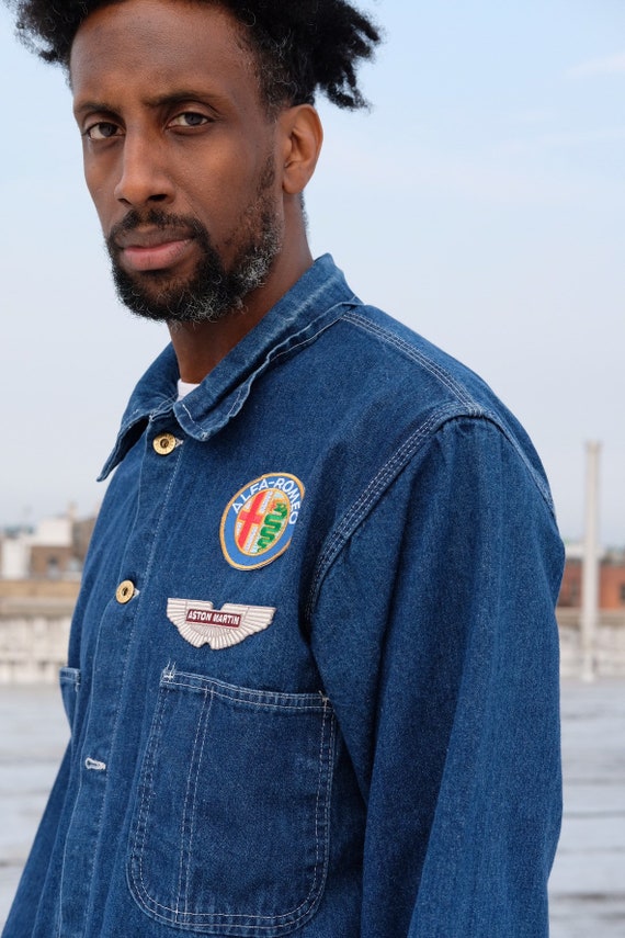 Vintage 70s Stone Cutter Denim Jacket 42