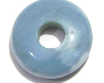 Chinese Fire Opal Donut Beads Round Circle Beads Round Big Hole Beads Round Spacer Beads Handmade Beads 2 Piece 12mm-25mm