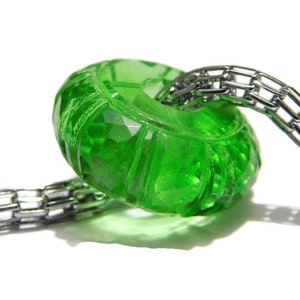 AAA Peridot Hydro Quartz Handmade Carved+Faceted European Bracelet Fit Charms Beads 14x8mm-10x16mm 3mm-7mm Hole 1 Piece