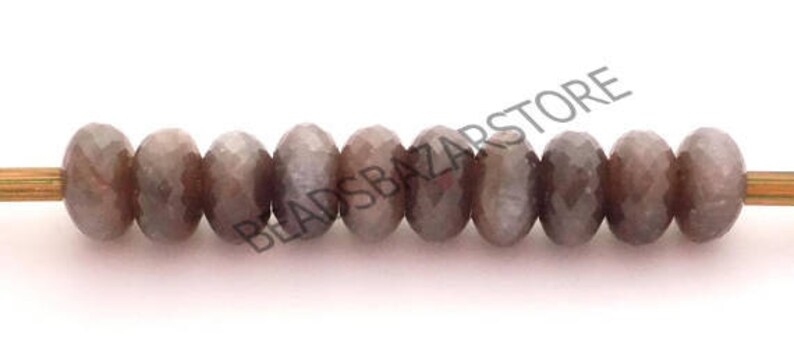 Natural Gray Moonstone,European Bracelet Fit Charm Beads,14*8mm,5mm Hole